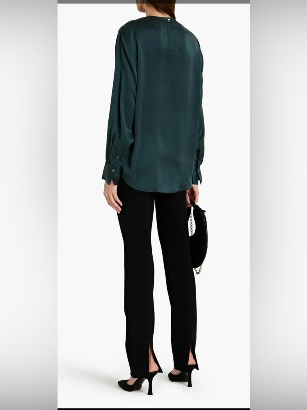 EQUIPMENT
Floral-Print Washed Silk-Satin Top - Picture 2 of 5